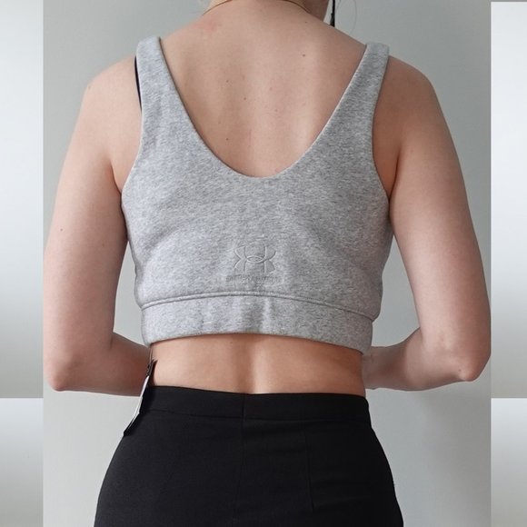 Under Armour Women's Playback Essential Fleece Tank Top Size S - Picture 3 of 8